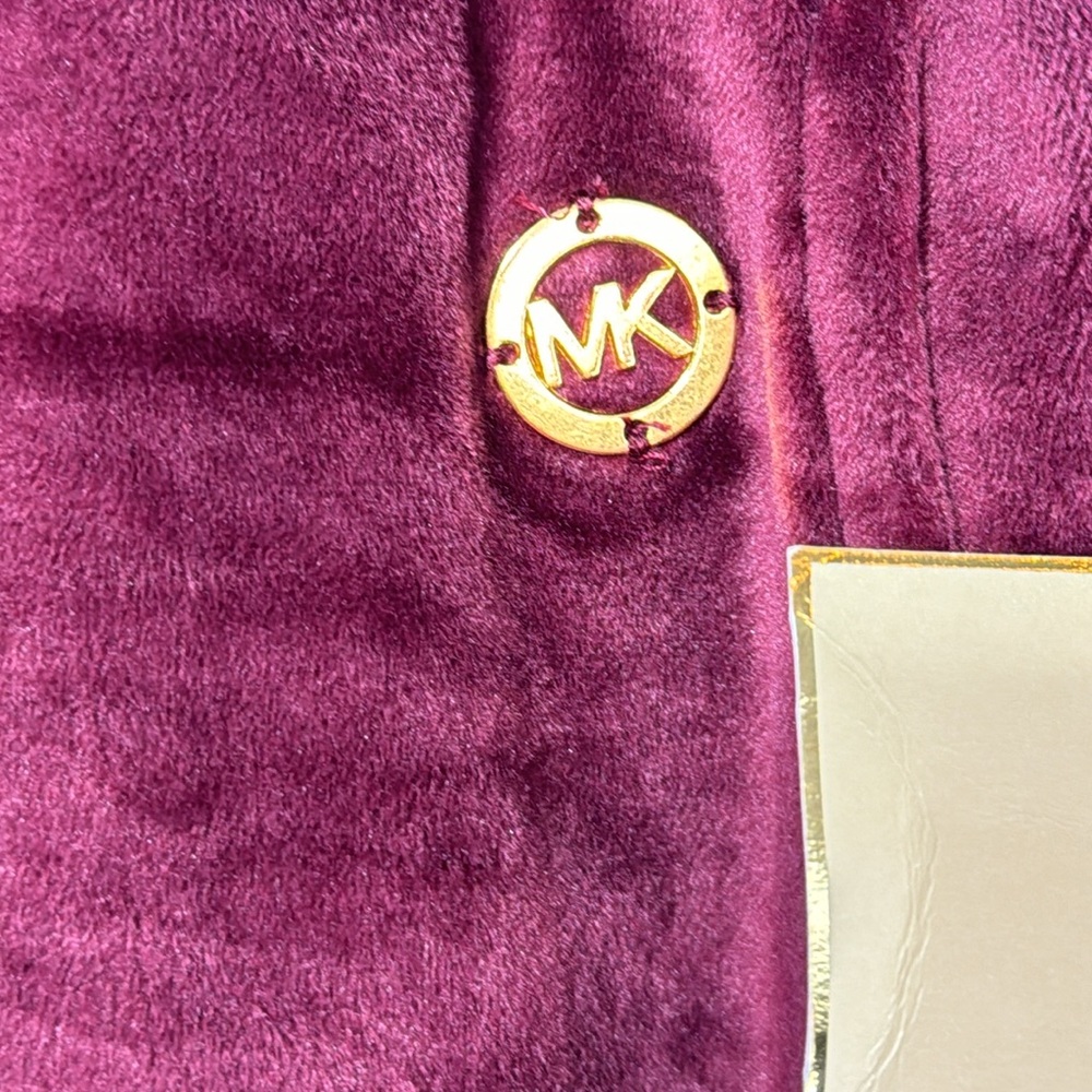 NWT Michael KORS Dark Ruby Track Pants in‎ XL - Picture 6 of 12